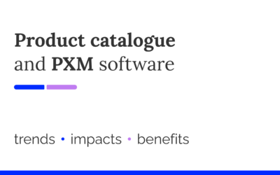 Product catalog: 7 issues solved by a PXM