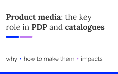 Product photos and videos: the key role in PDPs and catalogs